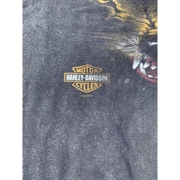 Vintage Harley-Davidson Wolf T-shirt size XL Bike made in USA 2000 - Picture 4 of 8